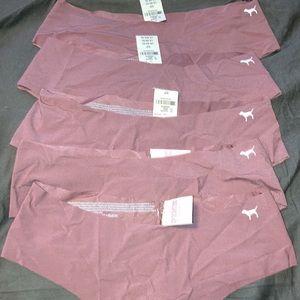 Pink seamless underwear set of 5